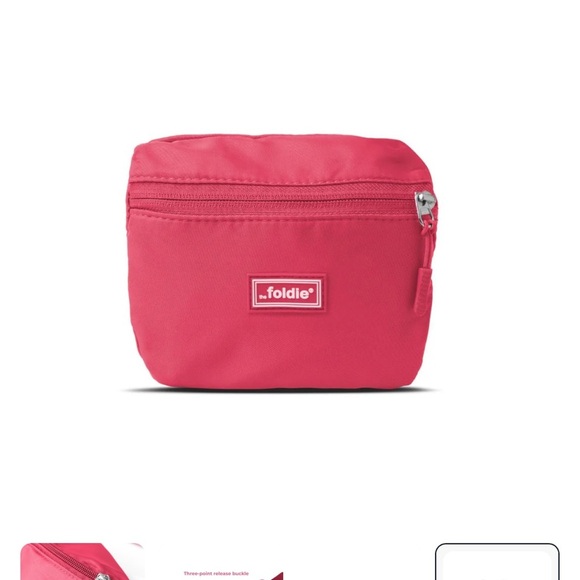 NWT Foldie Hot Pink RFID Safe Bag - Picture 8 of 9